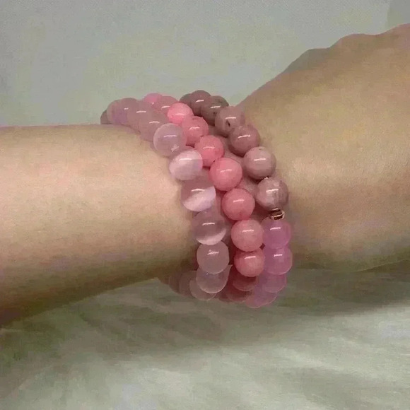 Pink Dream Beaded Bracelet Bundle Set 3 - Picture 6 of 7